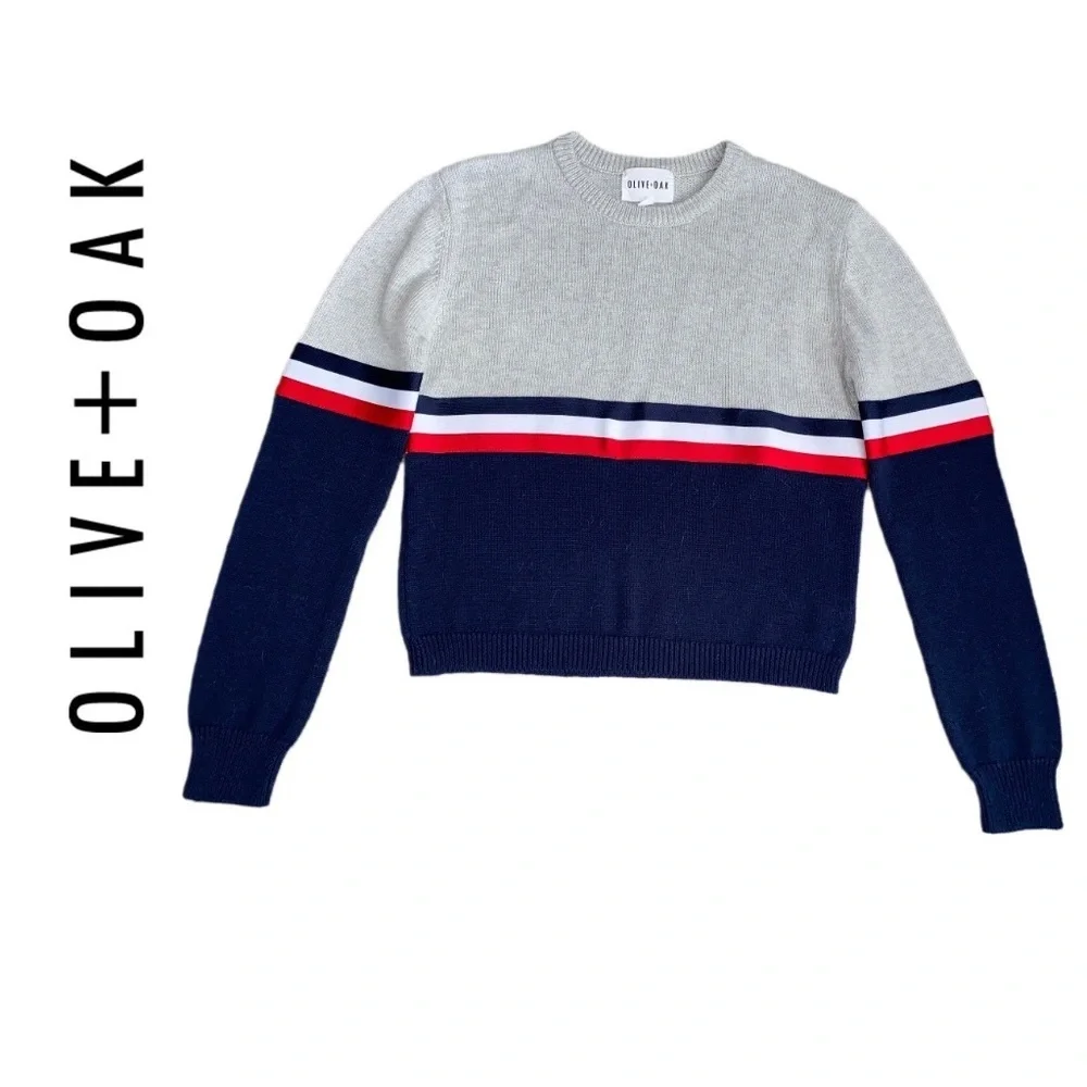 Olive & Oak Women’s Crew Neck Sweater Size XS - Picture 2 of 7